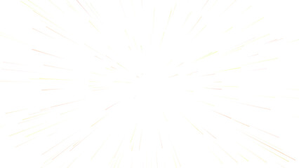 Fototapeta premium Clean White Radial Light Burst Background - Abstract Bright Blank Space with Subtle Motion Effect isolated on png, transparent background
