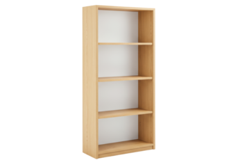 Isolated shelf unit for storage or display purposes in home or office furniture design
