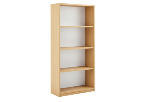Isolated shelf unit for storage or display purposes in home or office furniture design