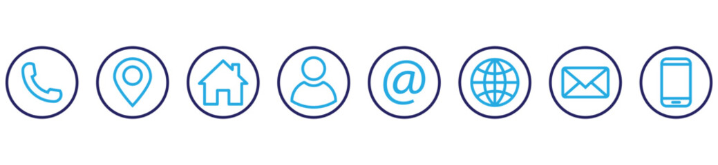 Vector Web Symbols for Mobile and Computer Interfaces