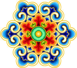 전통문양 손그림