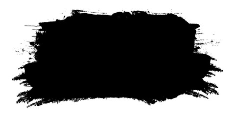 Grunge brush stroke distressed ink texture monochrome splatter vector illustration design element