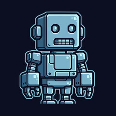Fototapeta premium Retro robot illustration