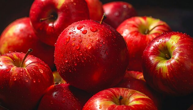 Close-up of fresh red apples
