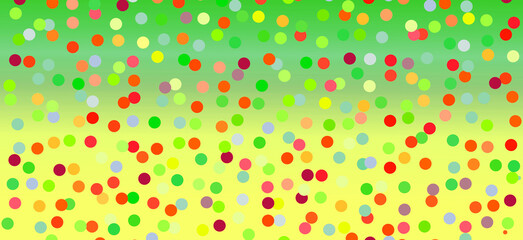 seamless polka dots pattern. colorful confetti