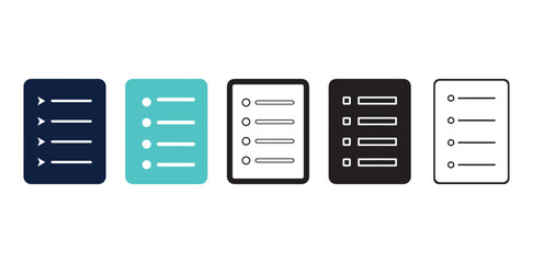 List menu icon in circle, Table of contents icon vector filled flat sign, Concept for web design.