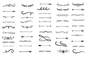 Calligraphic page divider