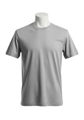 Isolate a classic T-shirt on a mannequin to show off the cut and texture of the material. Great for use in catalogs, online stores, and promotional materials.
