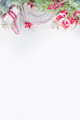 Christmas table setting