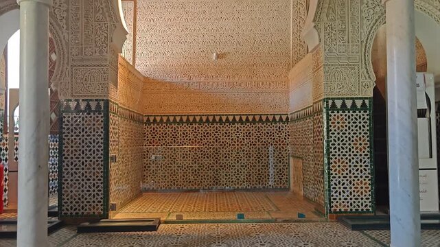 telemcen, algeria, 09-09-2025, Exploring the Historic Mechouar Palace of Tlemcen, A Legacy of Zianid Splendor, Where History and Architecture Meet