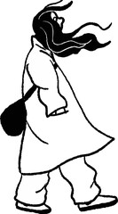 Fashion, Women, Fashionable, Sporty, Vector