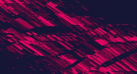 Abstract pink and dark blue diagonal stripes background digital art