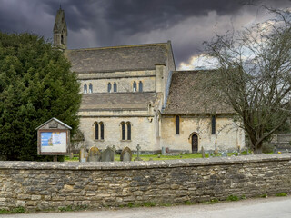Church of St Giles in Hillesley, Gloucestershire, England, United Kingdom