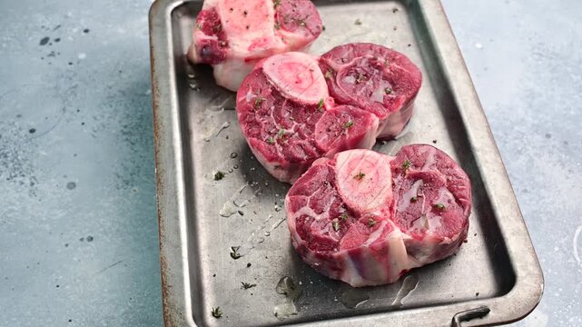 Veal ossobuko meat cross cut shunk 