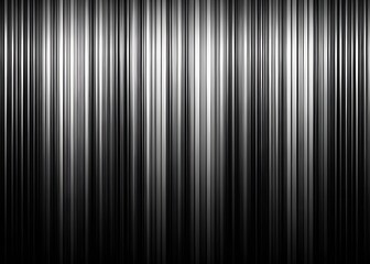 Obraz premium Abstract Black and White Vertical Lines Background with Gradient Effect