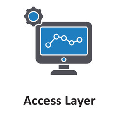 Access layer, Vector Icon which can easily modify or edit