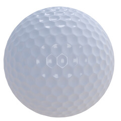 Golf American ball isolated transparent background 3d rendering
