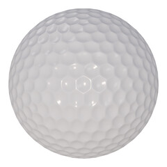 Golf American ball isolated transparent background 3d rendering
