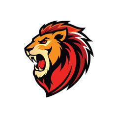 lion vector illustration logo