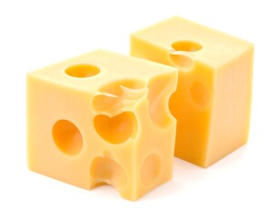 Two Slices of Swiss Cheese.