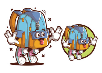 Bag cartoon mascot characters