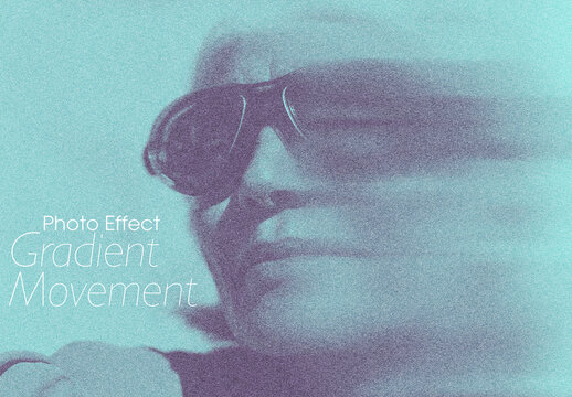 Gradient Movement Photo Effect
