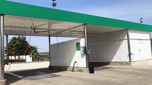 Estaci&oacute;n lavado a presi&oacute;n para veh&iacute;culos 