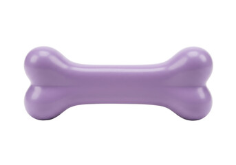 Isolated, dog chew toy bone, light purple color, animal product item, pet supplies accessory