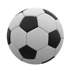 Fototapeta premium Classic Black and White Soccer Ball