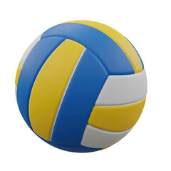Fototapeta premium 3D Render of Volleyball