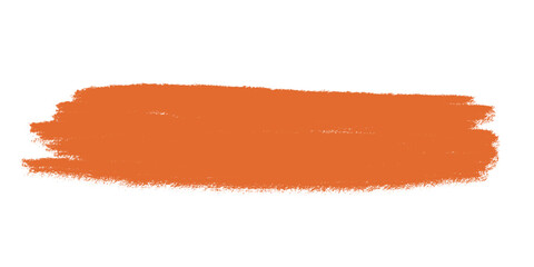 orange brush stroke vector overlay transparent background grunge paint texture banner design