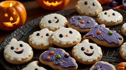 Obraz premium cute Halloween cookies