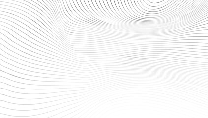 abstract wavy lines on white background