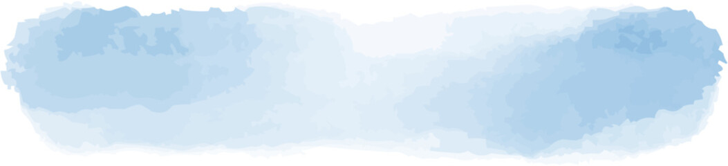 Obraz premium Watercolor blue stain texture. Vector abstract background 