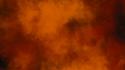 Abstract fiery texture with shades of crimson and burnt orange. Vibrant and intense red and orange cloudscape 
