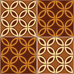 Fototapeta premium Geometric Abstract Pattern Tiles