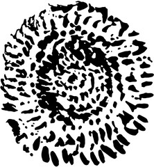 Wildflower. Ink drawn vector doodle in expressive freeform style. Perfect for websites, apps, posters, and more.