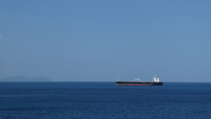 Tanker Ship as sea