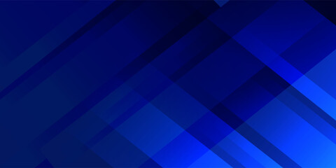 Fototapeta premium Modern abstract blue background with diagonal gradient lines and a dynamic geometric design