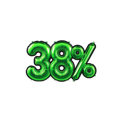 Green 38% Discount Balloons