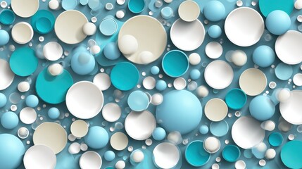 Abstract circles pattern