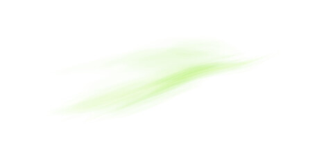 Clean Light Green Breeze Trail with Purification Swirl and Dynamic Movement
