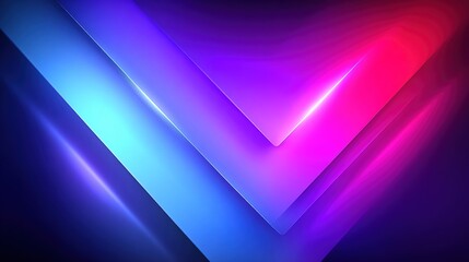 Obraz premium Vibrant Geometric Pattern with Diamond Shapes in Blue to Red Gradient, Modern 3D Render for Tech Background and Abstract Design Projects