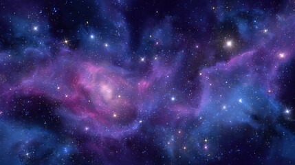 Fototapeta premium Colorful nebula in space
