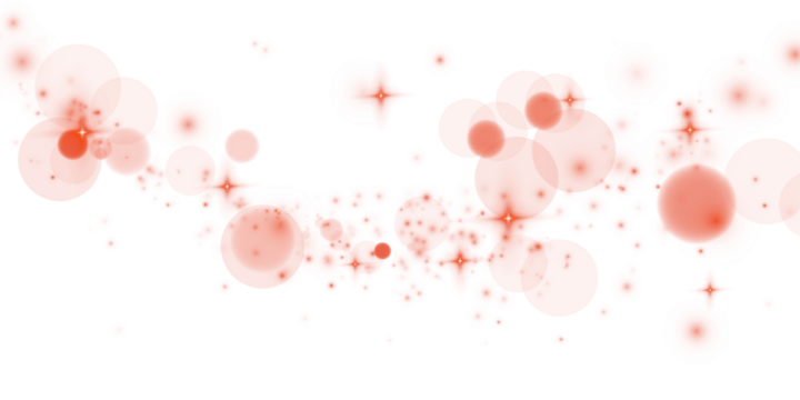 Magic Red Bokeh Glow with Soft Focus Circles and Gentle Shine for Celebration or Party Design