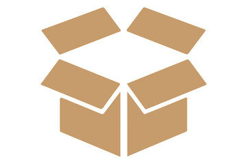 Obraz premium open cardboard box