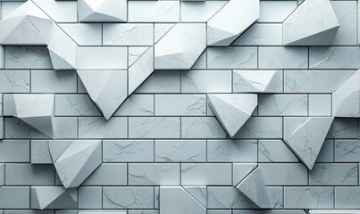 Abstract textured wall, geometric shapes