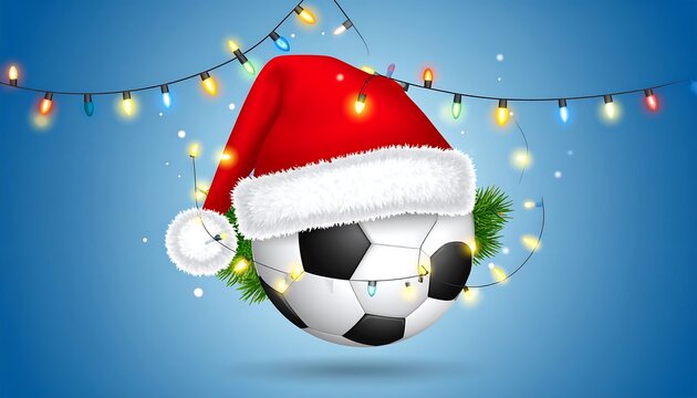 Christmas soccer ball (1)