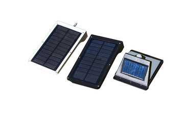 Portable Solar Panel isolated on white