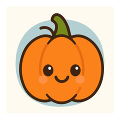 Cute Pumpkin — Halloween & Fall Icon